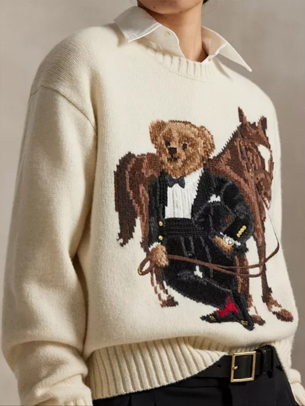 Polo Ralph LaurenLunar New Year Polo Bear Sweater Size M Ltd Ed. - Picture 5 of 12